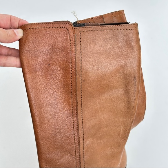 Seychelles Womens 7 Boots Brown Leather Riding Knee High Side Zip Equestrian - Picture 10 of 12